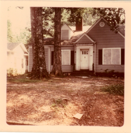 226 Maxwell Street, c. 1976-1980 prior to rehabilitation. Credit: Decatur Housing Authority.